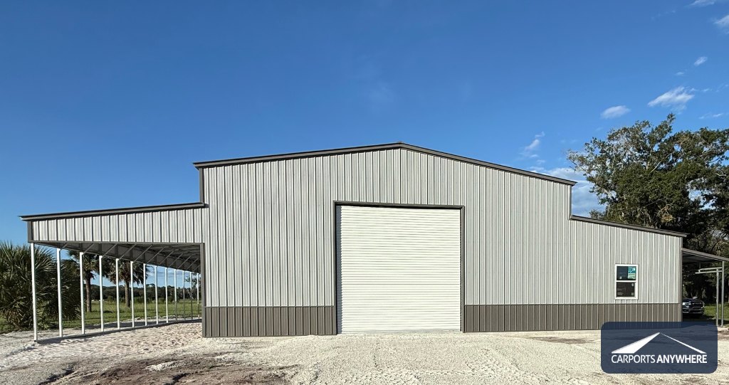 Carports Anywhere custom building lean tos