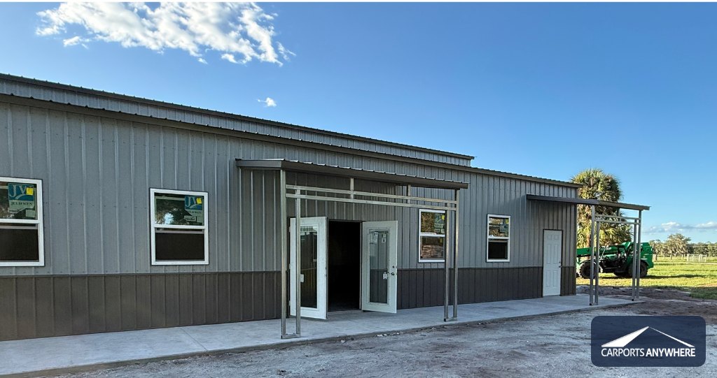 Carports Anywhere custom building porch